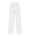 Brunello Cucinelli Cropped Chino Trousers In White