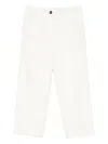 Brunello Cucinelli Women Cropped Cotton Trousers In White