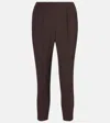Brunello Cucinelli Cropped Crêpe Slim Pants