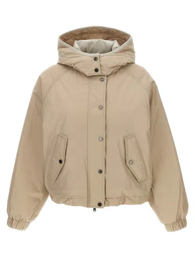 BRUNELLO CUCINELLI BRUNELLO CUCINELLI CROPPED DOWN JACKET