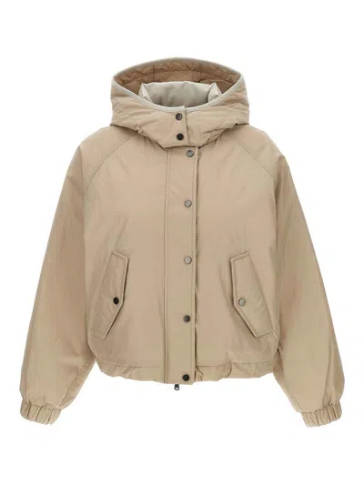 Brunello Cucinelli Cropped Down Jacket