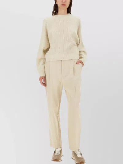 Brunello Cucinelli Cropped Fit Trousers Featuring Pockets