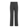 Brunello Cucinelli Cropped Wool Pants In Grey