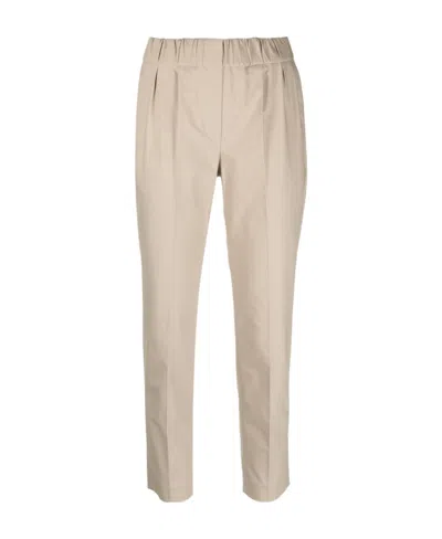 Brunello Cucinelli Cropped High-waisted Trousers