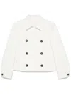 Brunello Cucinelli Cropped Jacket In White