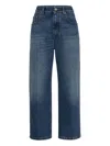 Brunello Cucinelli Cropped Jeans In Blue