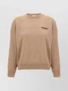 Brunello Cucinelli Monile Crop Sweater Sweaters And Cardigans Beige