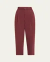 Brunello Cucinelli Cropped Light Fleece Travel Pants