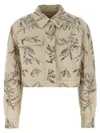 Brunello Cucinelli Cropped Linen Blend Jacket