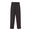 Brunello Cucinelli Belted Cropped Pants In Black