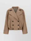 Brunello Cucinelli Women Techno Cotton Membraned Panama Crop Caban