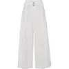 Brunello Cucinelli Cropped Pleated Trousers
