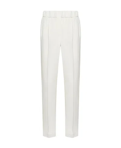 BRUNELLO CUCINELLI BRUNELLO CUCINELLI ELASTIC WAIST CROPPED TROUSERS