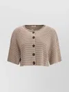 Brunello Cucinelli Women Cropped Striped Cardigan