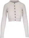 Brunello Cucinelli Cropped-pullover In Weiss