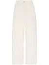 Brunello Cucinelli Cropped Trousers In Neutrals