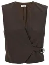 Brunello Cucinelli Tropical Luxury Wool Vest