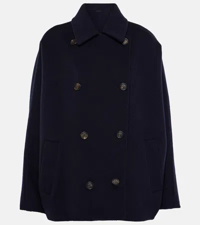 BRUNELLO CUCINELLI CROPPED WOOL AND CASHMERE COAT