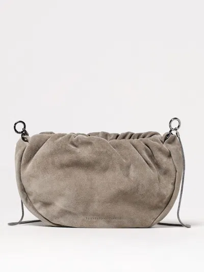 Brunello Cucinelli Crossbody Bags  Woman Color Beige