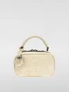 Brunello Cucinelli Small Handbag With Suede Finish And Detachable Strap In Beige