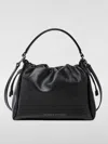 Brunello Cucinelli Soft Leather Pouch Bag With Monili In Black