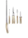Brunello Cucinelli Crudités Cutlery (set Of Five) In Neutrals