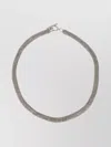 BRUNELLO CUCINELLI CRYSTAL CHAIN LINK NECKLACE