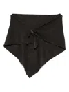 Brunello Cucinelli Crystal-embellished Triangle Scarf In Brown