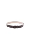 Brunello Cucinelli Crystal-embellishment Belt In Brown