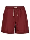 Brunello Cucinelli Swim Shorts In Bordeaux