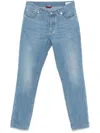 Brunello Cucinelli Cuffed-hem Jeans In C1470 Denim Chiaro