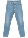 Brunello Cucinelli Cuffed-hem Jeans In C1470 Denim Chiaro