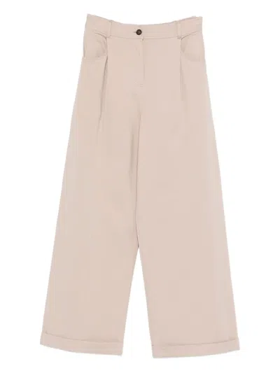 BRUNELLO CUCINELLI CUFFED-HEM TROUSERS