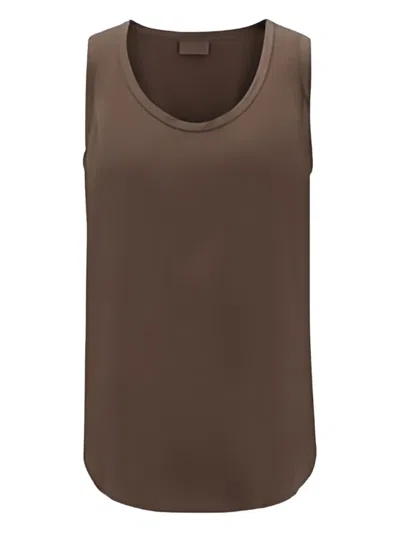 BRUNELLO CUCINELLI CURVED-HEMLINE TANK TOP
