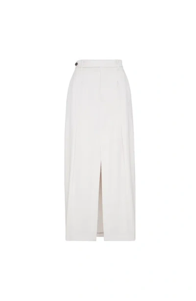 BRUNELLO CUCINELLI BRUNELLO CUCINELLI CURVED SARTORIAL SKIRT