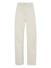 Brunello Cucinelli Curved Trousers