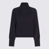 Brunello Cucinelli Ribbed Turtleneck Knitwear Long Sleeves In Black