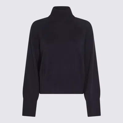 Brunello Cucinelli Dark Blue Cashmere Knitwear