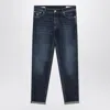 Brunello Cucinelli Denim Trousers Washed Effect