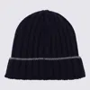 Brunello Cucinelli Hats Blue And Green In Blue