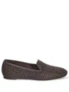 Brunello Cucinelli Raffia Braided Ballet Flats