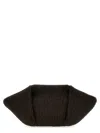 Brunello Cucinelli Dark Brown Woven Clutch In Dark Brown