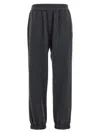 Brunello Cucinelli Cashmere Joggers Pants Gray In Dark Grey