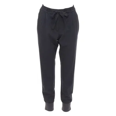 Pre-owned Brunello Cucinelli Dark Grey Virgin Wool Blend Relaxed Jogger Pants It38 Xs In Gray