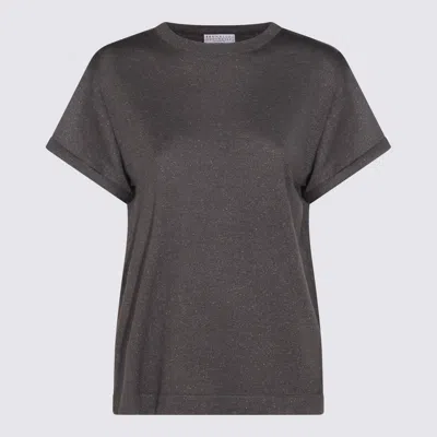 Brunello Cucinelli Dark Grey Wool Knitwear