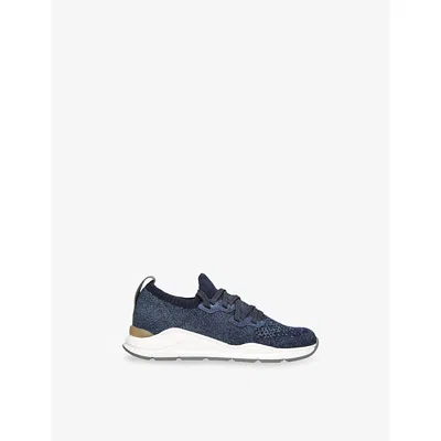 Brunello Cucinelli /dark Kids' Runner Knitted Trainers Eur 30 / 12 Uk In Multi