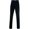 Brunello Cucinelli Straight Leg Corduroy Chinos In Blue