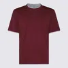 Brunello Cucinelli Crew Neck Plain Design Short Sleeves