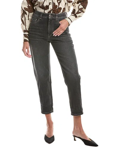 Brunello Cucinelli Dark Wash Straight Jean In Black