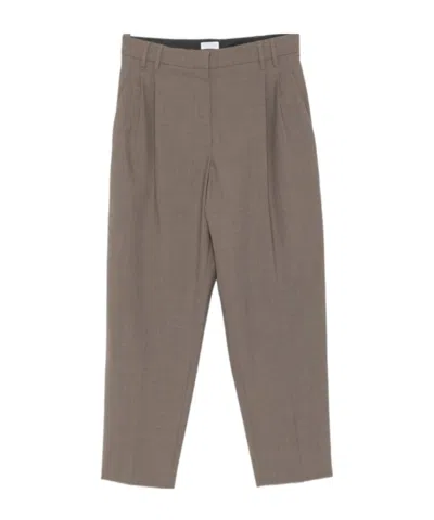BRUNELLO CUCINELLI DART-DETAIL TROUSERS